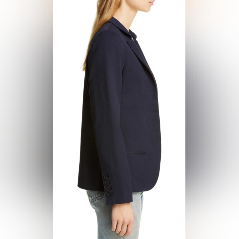 Jenni Kayne Navy Tailored Blazer - Picture 3 of 16
